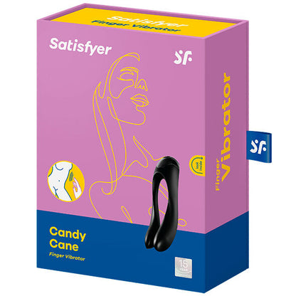SATISFYER - VIBRATEUR  DOIGTS CANDY CANE ORANGE - Sensualia