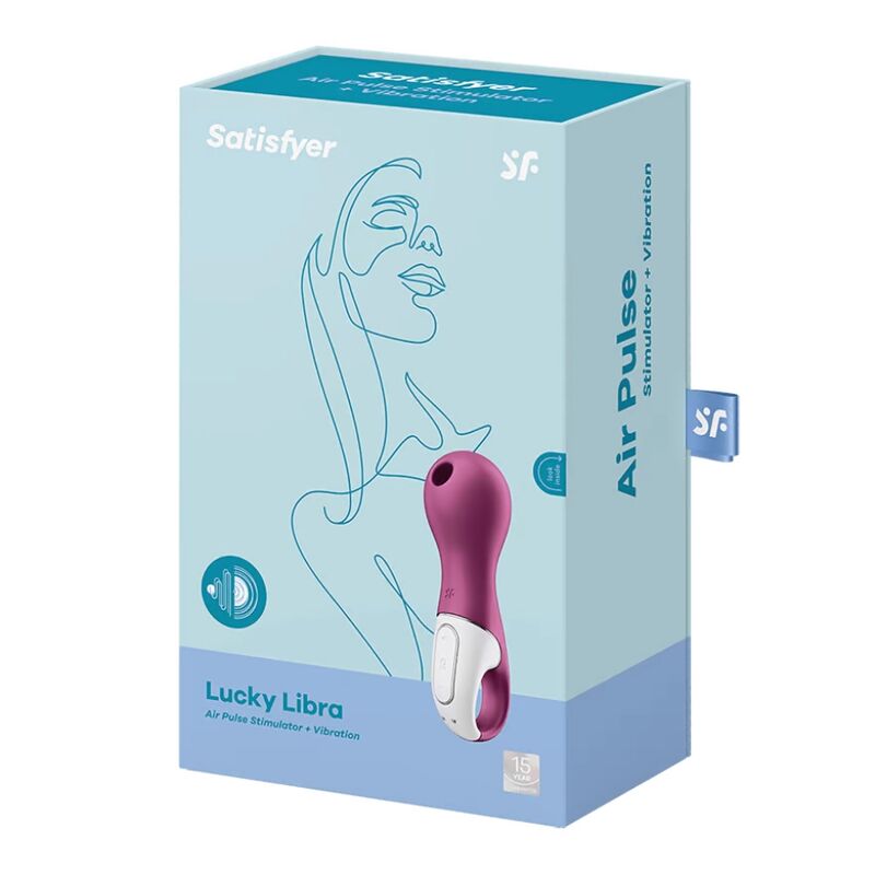 SATISFYER - STIMULATEUR ET VIBRATEUR LUCKY LIBRA - Sensualia