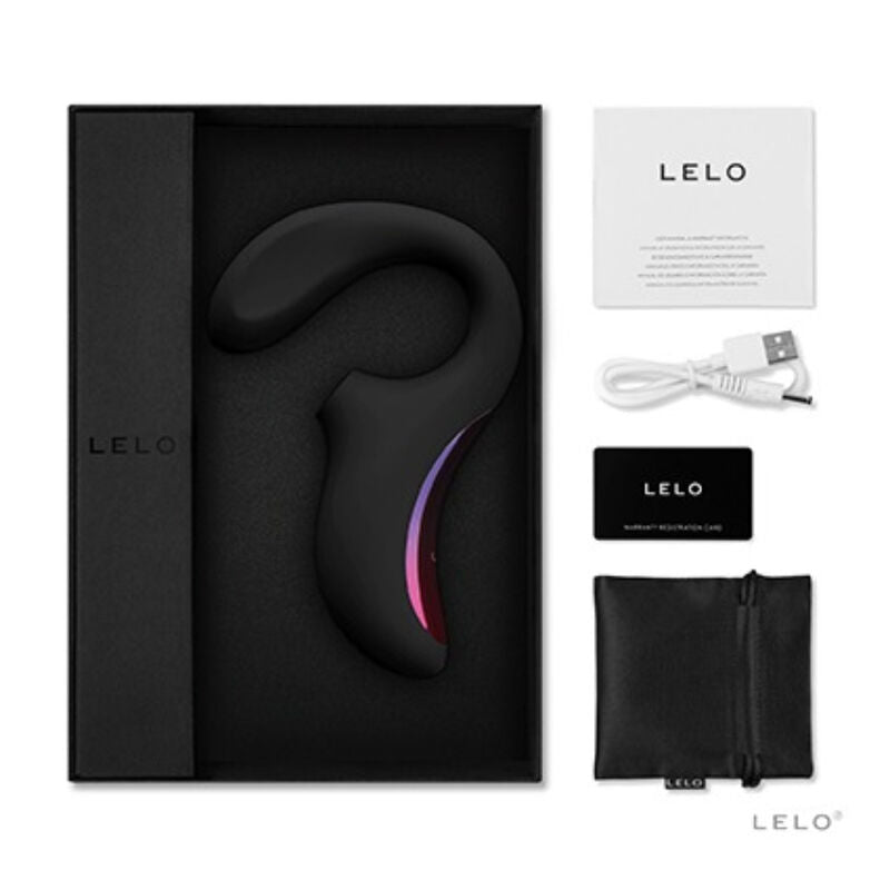 LELO - ENIGMA CRUISE MASSEUR SONIQUE DOUBLE STIMULATION NOIR - Sensualia