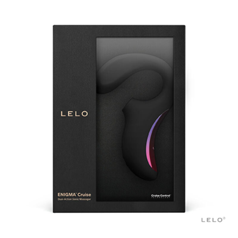 LELO - ENIGMA CRUISE MASSEUR SONIQUE DOUBLE STIMULATION NOIR - Sensualia