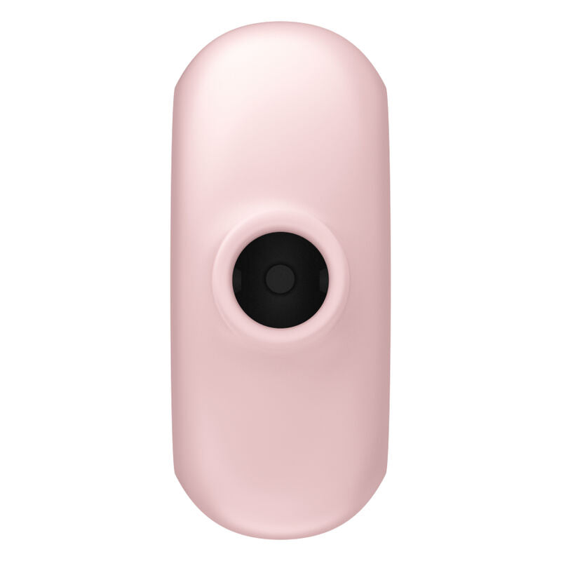 SATISFYER - STIMULATEUR ET VIBRATEUR DOUBLE AIR PULSE PRO TO GO 3 NOIR - Sensualia