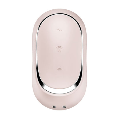 SATISFYER - STIMULATEUR ET VIBRATEUR DOUBLE AIR PULSE PRO TO GO 2 VIOLET - Sensualia