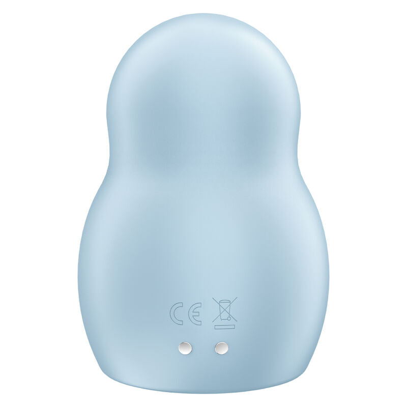 SATISFYER - STIMULATEUR ET VIBRATEUR DOUBLE AIR PULSE PRO TO GO 1 ROUGE - Sensualia