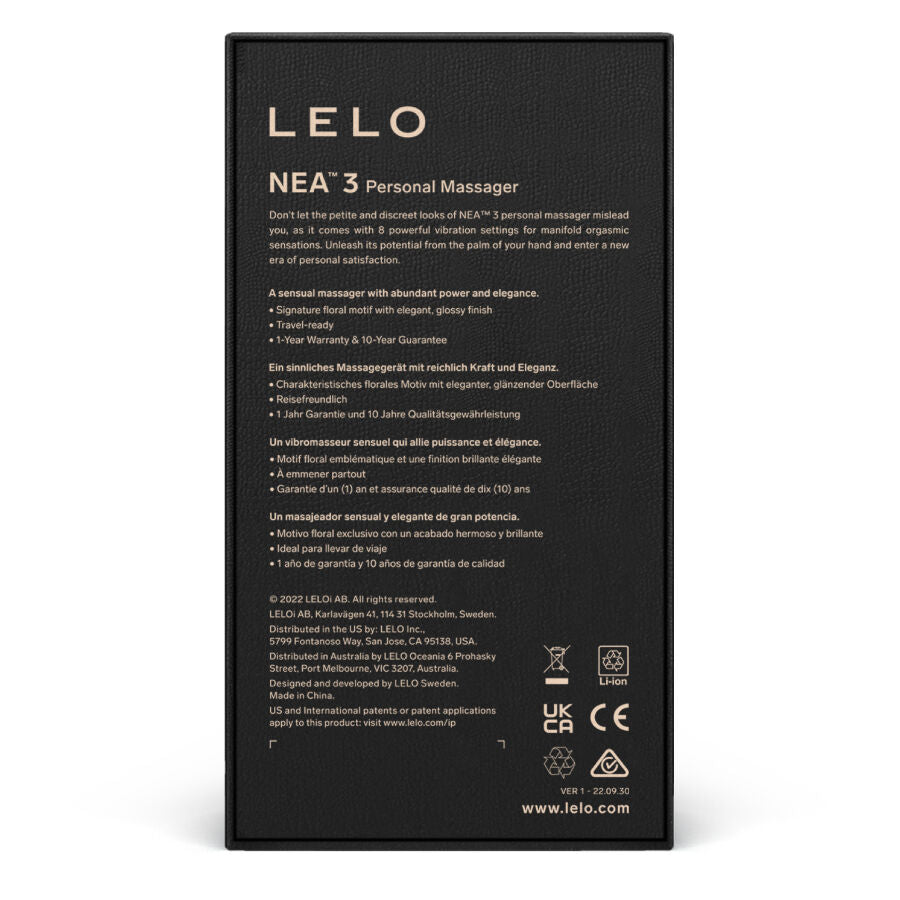 LELO - NEA 3 MASAJEADOR PERSONAL - AZUL - Sensualia