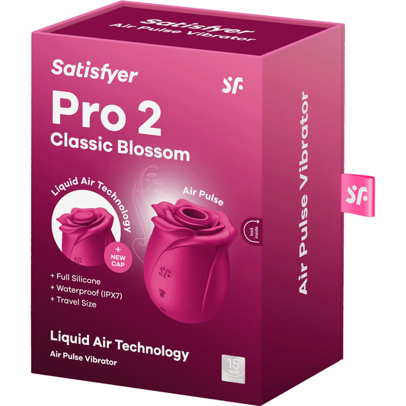 SATISFYER - AIR PULSE VIBRATEUR FLEUR CLASSIQUE PRO 2 - Sensualia