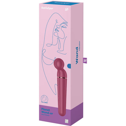 SATISFYER - PLANET WAND-ER VIBRATEUR MASSAGER BERRY - Sensualia