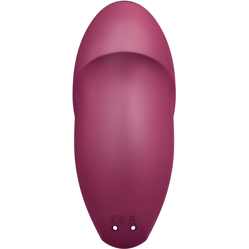SATISFYER - TAP & CLIMAX 1 VIBRADOR LAY-ON ROJO - Sensualia