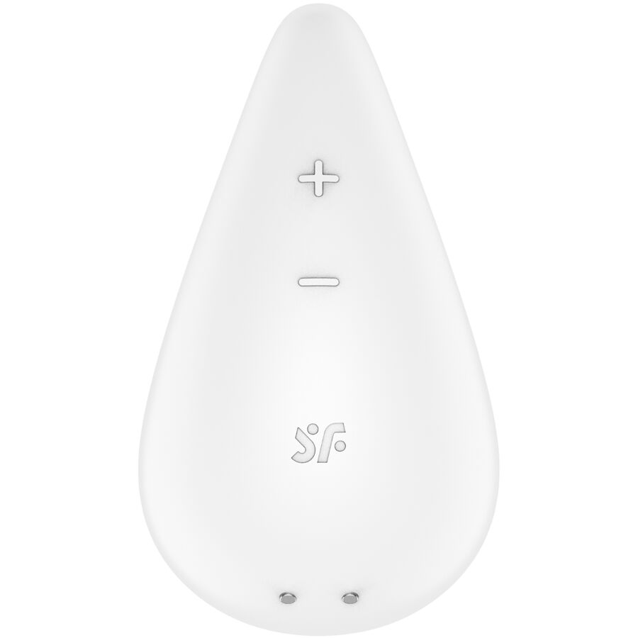 SATISFYER - DEW DROP VIBRADOR LAY-ON BLANCO - Sensualia
