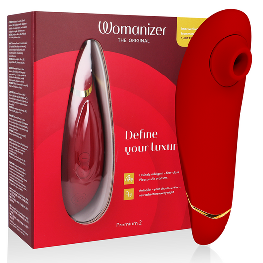 WOMANIZER - STIMULATEUR CLITORAL PREMIUM 2 BORDEAUX - Sensualia