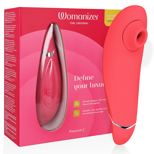 WOMANIZER - STIMULATEUR CLITORAL PREMIUM 2 FRAMBOISE - Sensualia