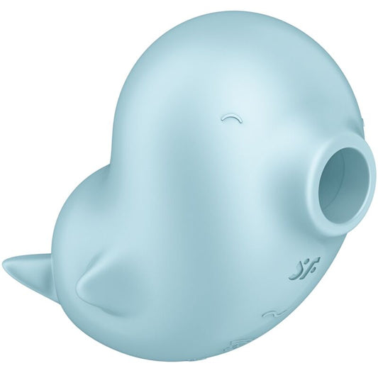 SATISFYER - SASSY SEAL STIMULATEUR ET VIBRATEUR BLEU - Sensualia