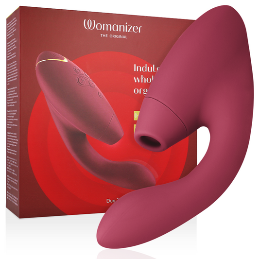 WOMANIZER - DUO 2 STIMULATEUR BORDEAUX - Sensualia