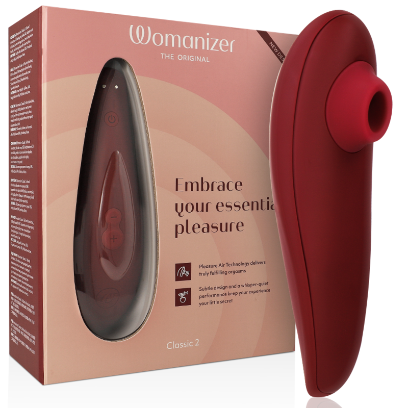 WOMANIZER - STIMULATEUR CLITORAL CLASSIC 2 BORDEAUX - Sensualia