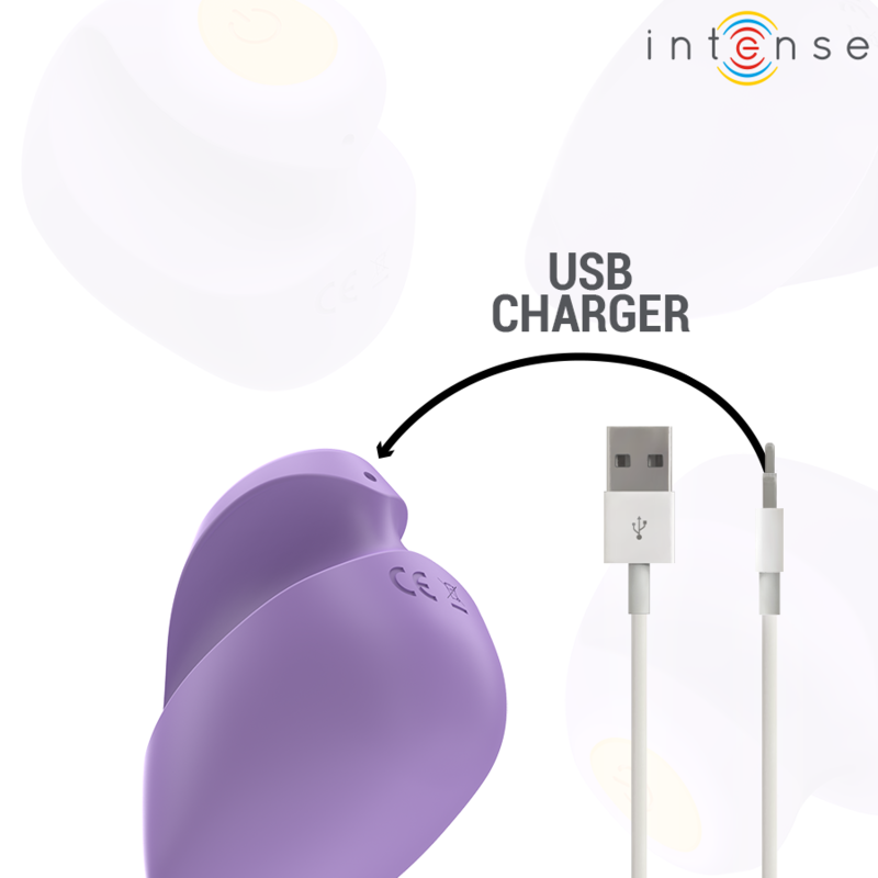 INTENSE - URSULA STIMULATEUR 10 VIBRATIONS VIOLET - Sensualia