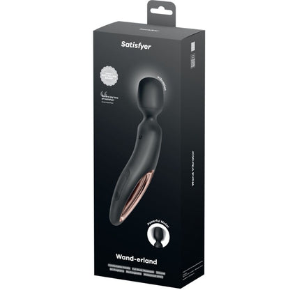 SATISFYER - MASSEUR VIBRANT WAND ERLAND NOIR - Sensualia