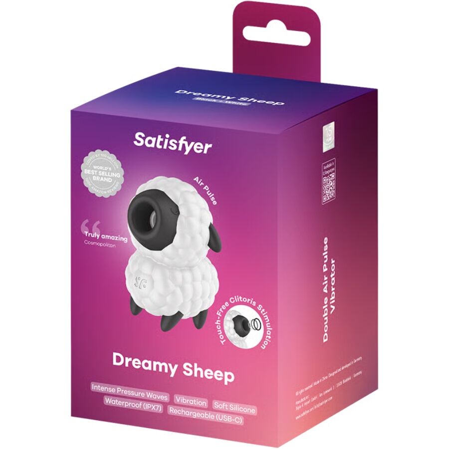 SATISFYER - VIBRATEUR MOUTON DE RÊVE ET STIMULATEUR À IMPULSIONS D'AIR - Sensualia