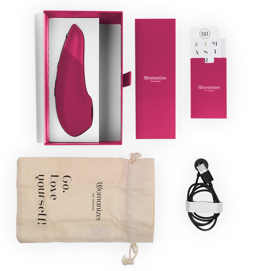 WOMANIZER - STIMULATEUR CLITORIAL AMÉLIORANT ROSE VIBRANT - Sensualia