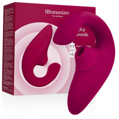 WOMANIZER - VIBRATEUR STIMULATEUR BLEND RABBIT ROSE VIBRANT - Sensualia