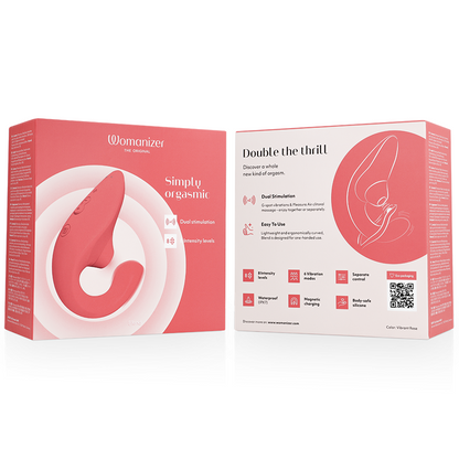 WOMANIZER - VIBRATEUR STIMULATEUR BLEND RABBIT ROSE VIBRANTE - Sensualia