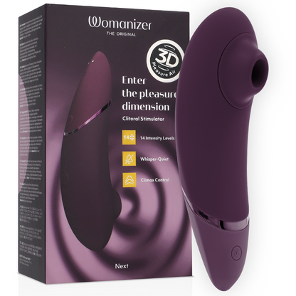 WOMANIZER - STIMULATEUR CLITORIAL SUIVANT VIOLET FONCÉ - Sensualia