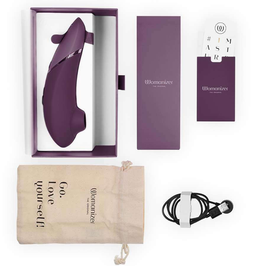 WOMANIZER - STIMULATEUR CLITORIAL SUIVANT VIOLET FONCÉ - Sensualia