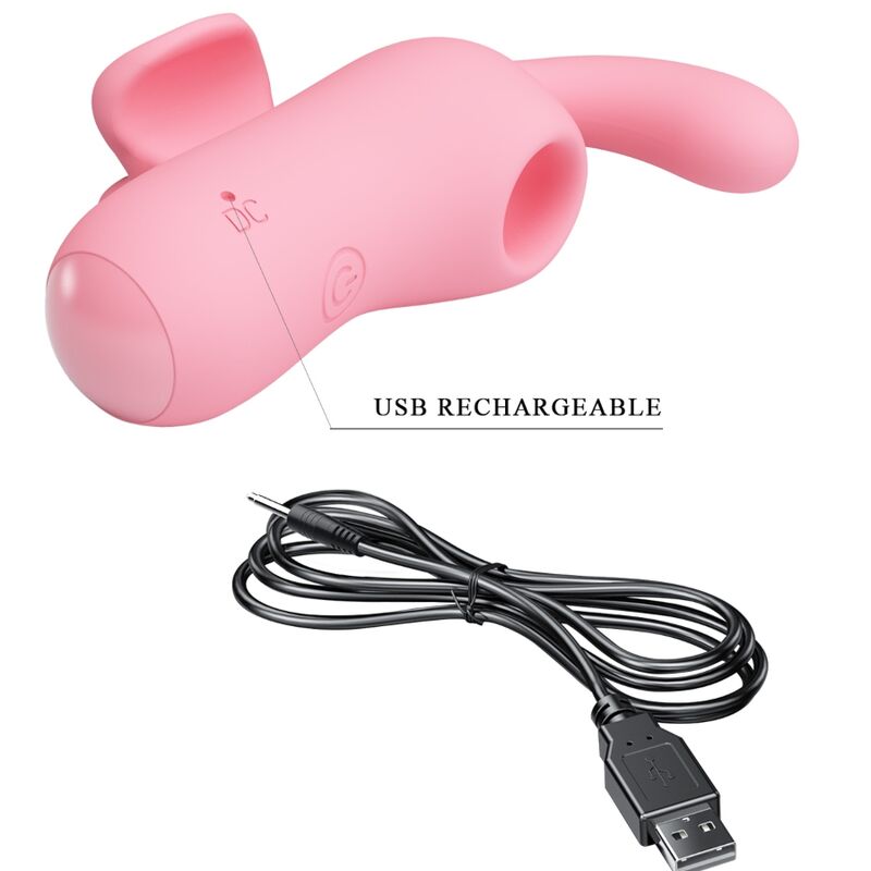 PRETTY LOVE - MINI JOUETS AMUSANTS PAR MAGIC BEE VIBRATEUR ET SUCKER - Sensualia